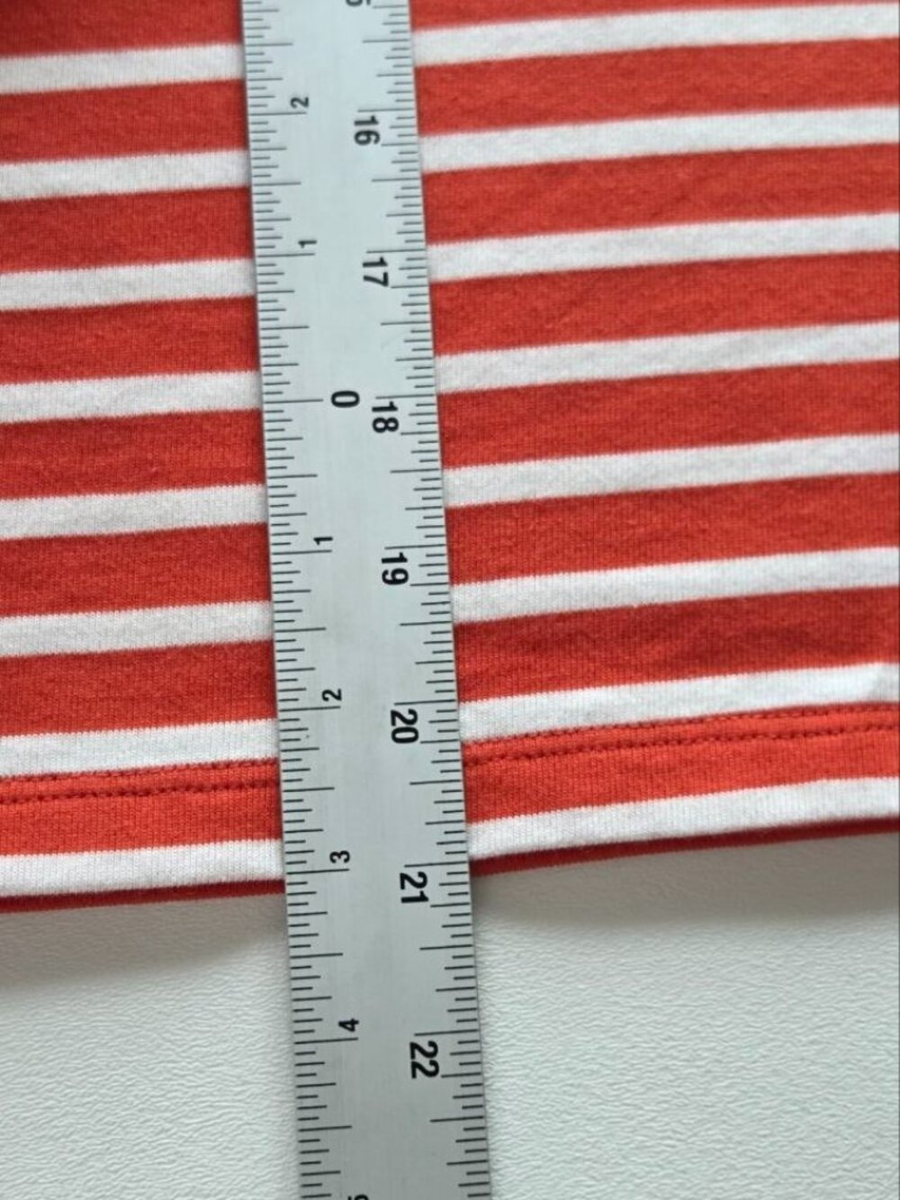 $90 Lauren Ralph Lauren Cotton Jersey Stripe Boat Neck Long Sleeve Top Size L - Picture 12 of 13